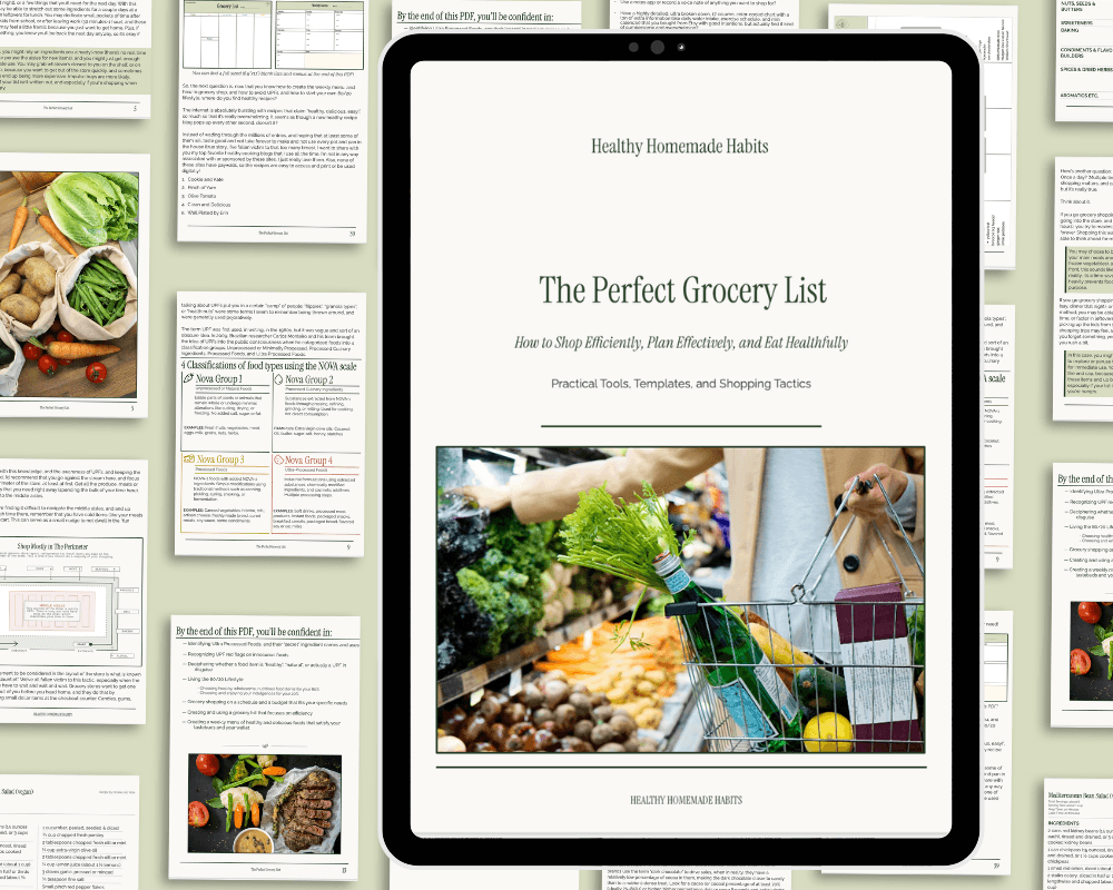 the perfect grocery list promotional image